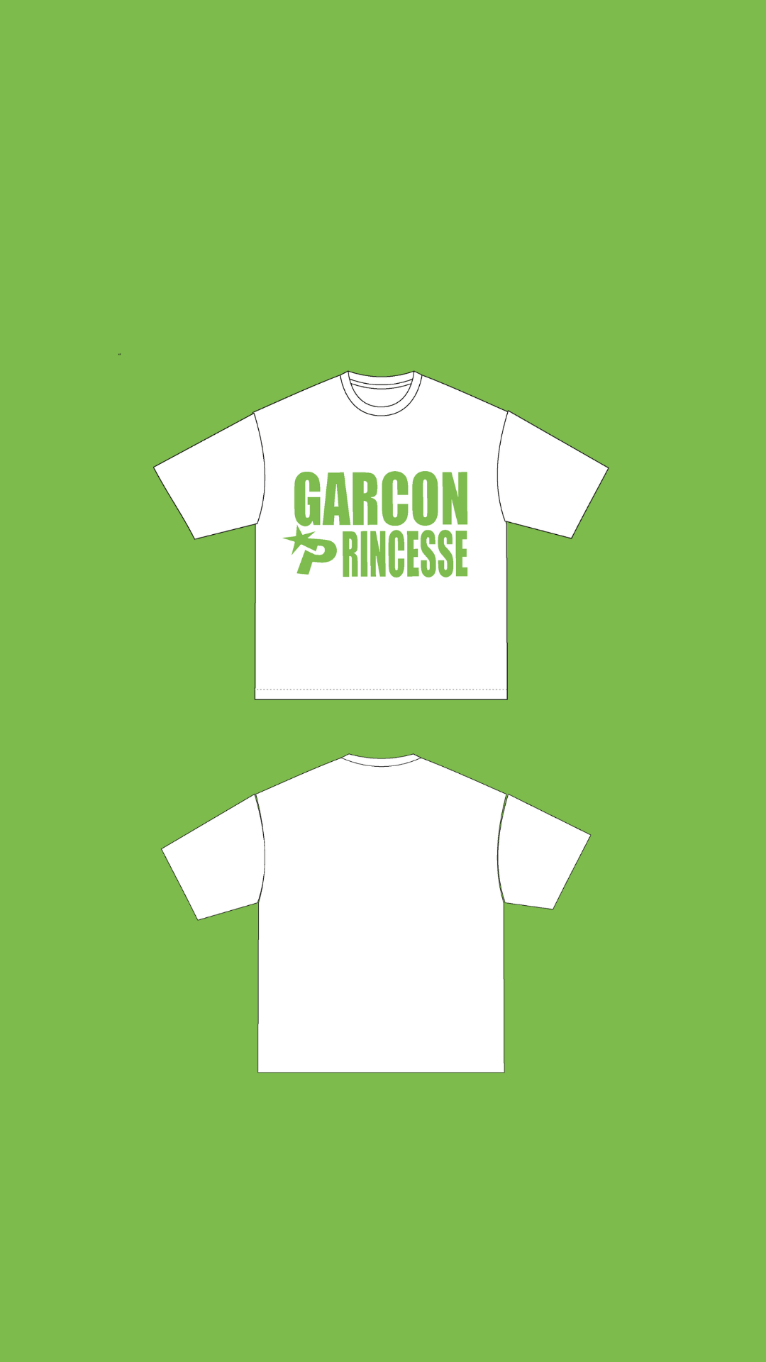 Tee Shirt GARCON PRINCESSE